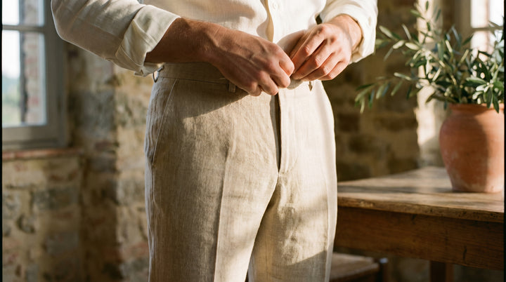 Linen tailoring, the Italian way