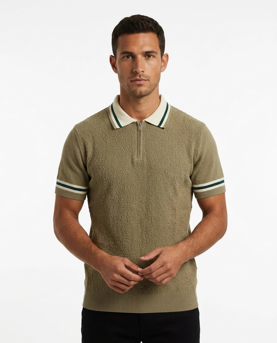 Structured Knit Polo