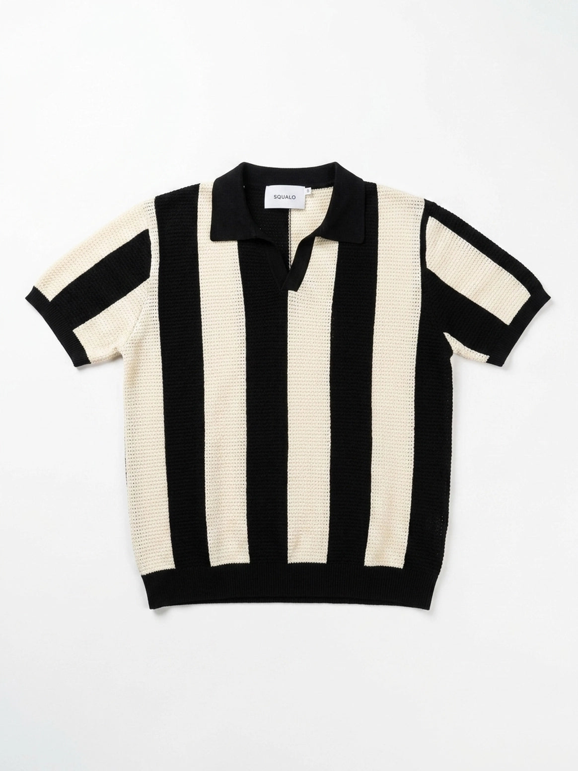 Rib Collar Knit Polo