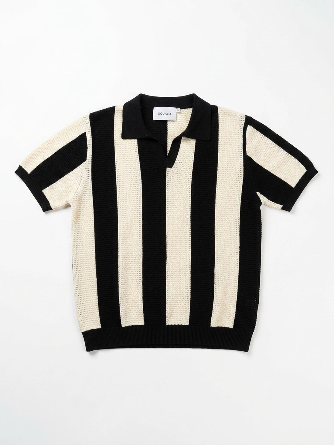 Rib Collar Knit Polo