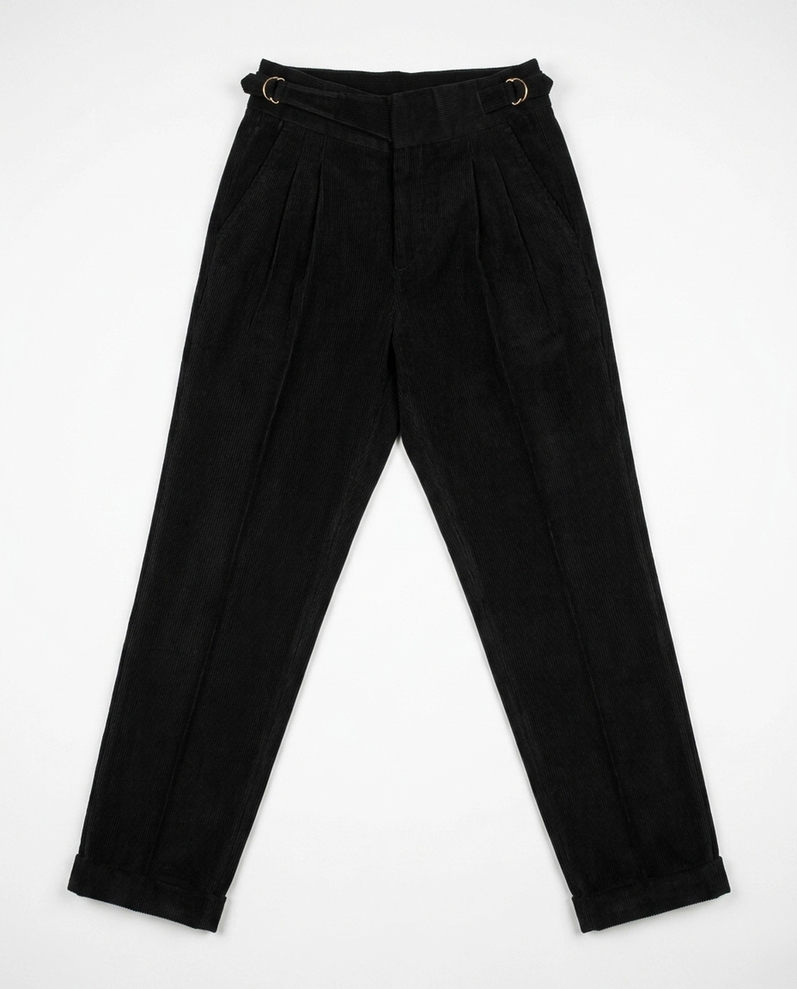 Verona Corduroy Pleated Trouser