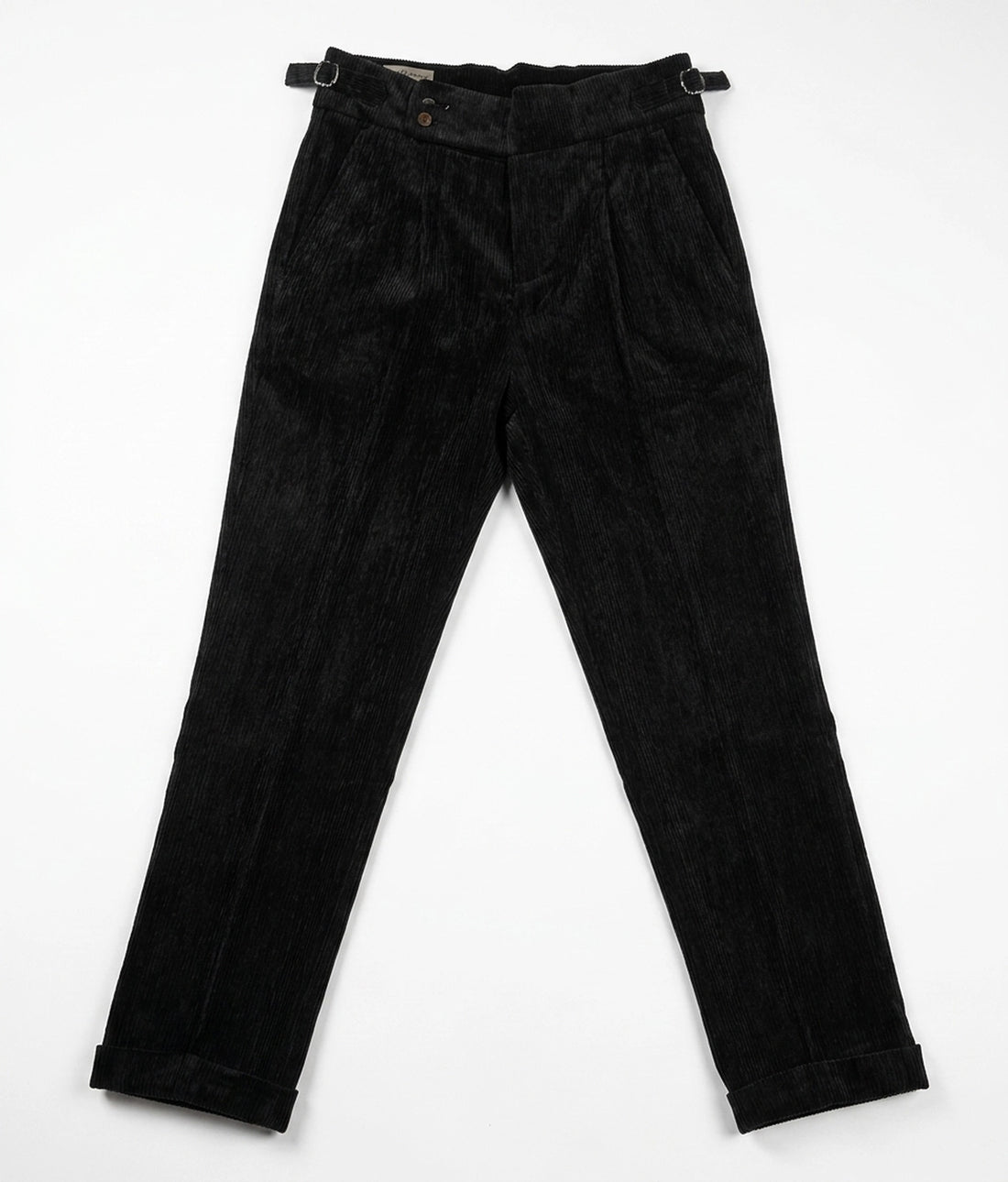 Corduroy Pleated Cuffed Trouser