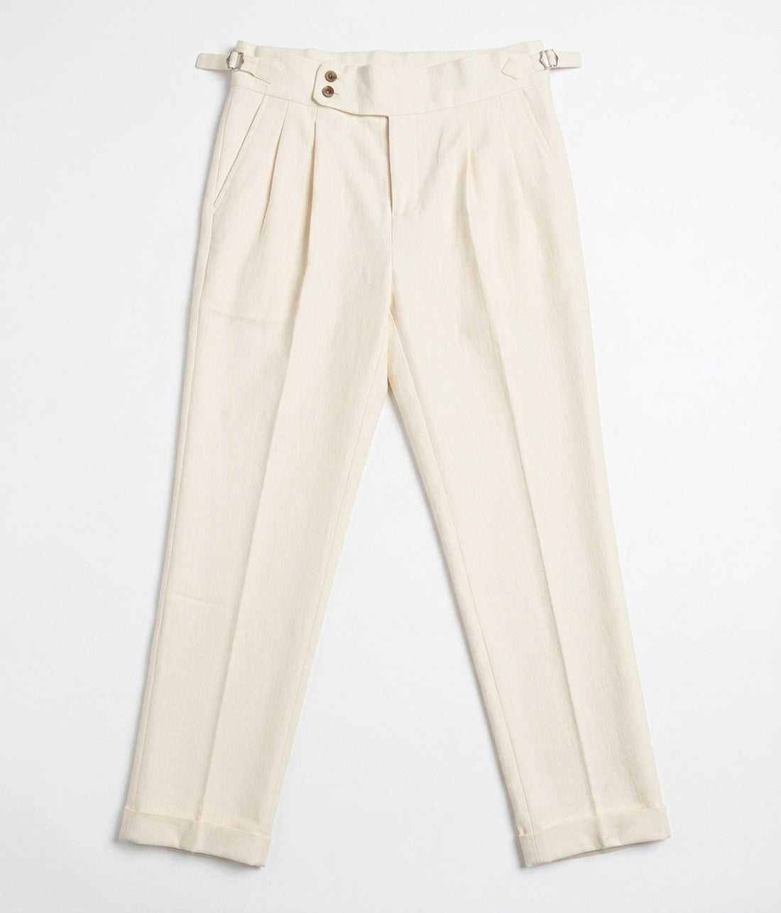 Corduroy Pleated Cuffed Trouser