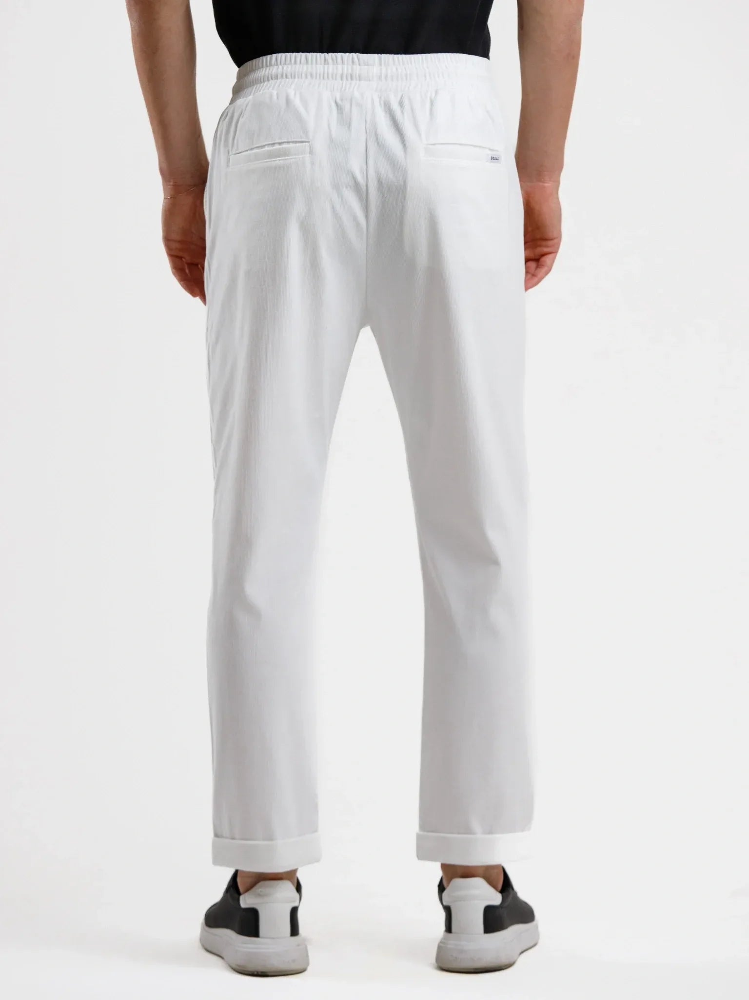 Corduroy Pant - White - Squalo Roma, image 2 of 3