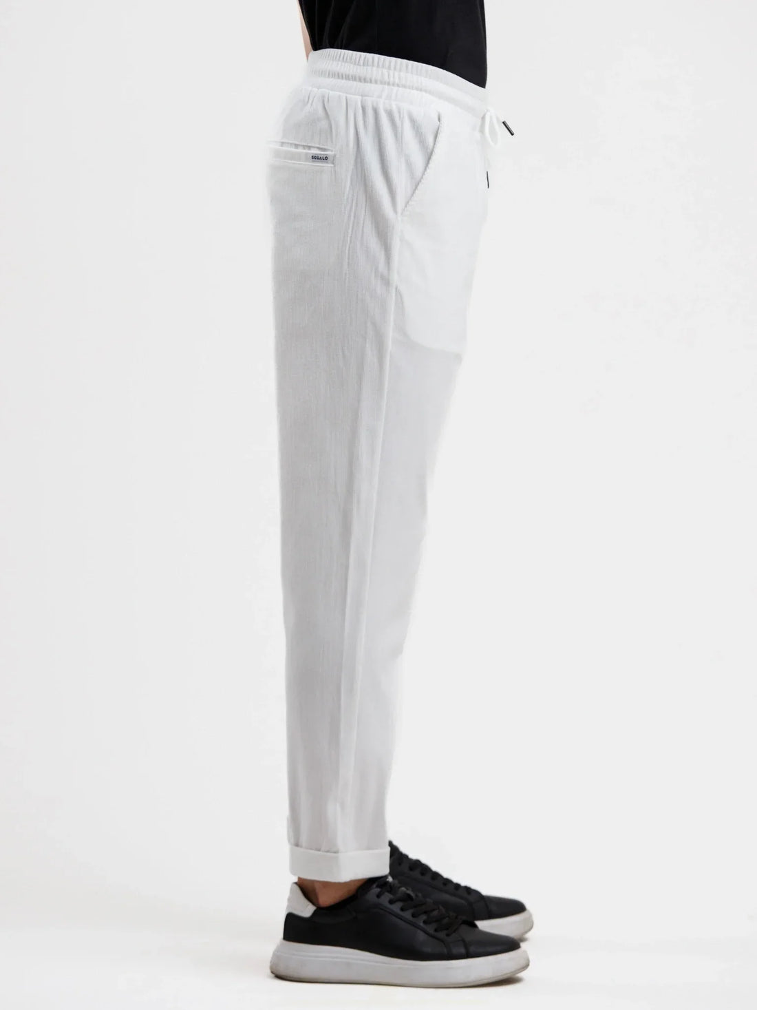 Corduroy Pant - White - Squalo Roma, image 3 of 3