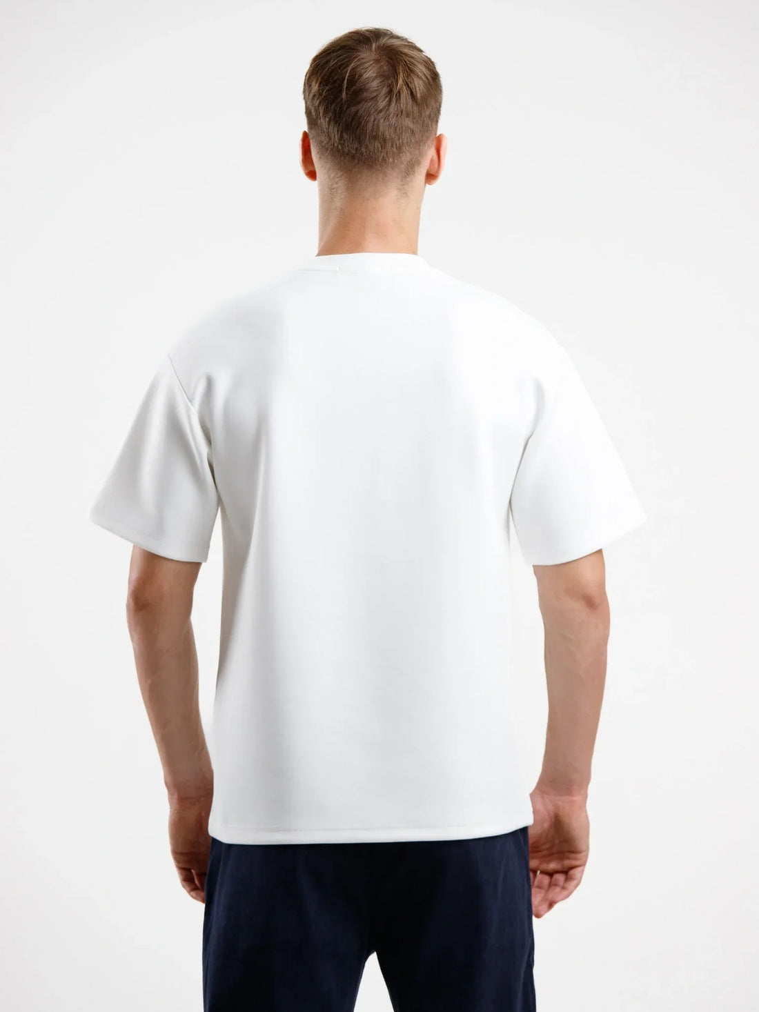 Oversized Luxury Tee - White - Squalo Roma, image 2 of 3
