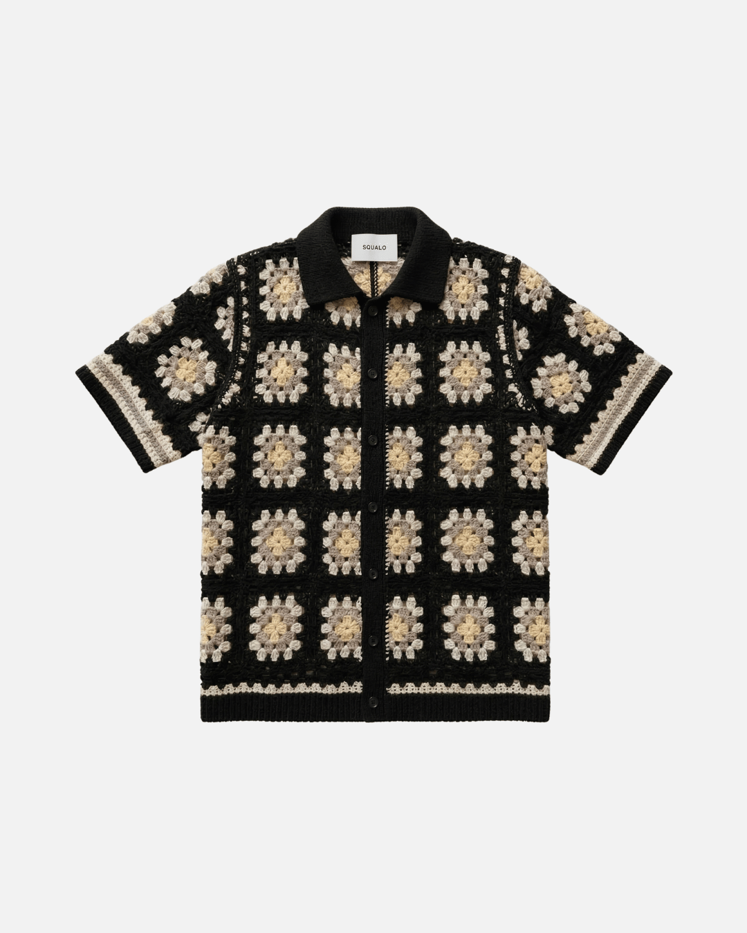Notte Knit Shirt - Squalo Roma, image 1 of 3