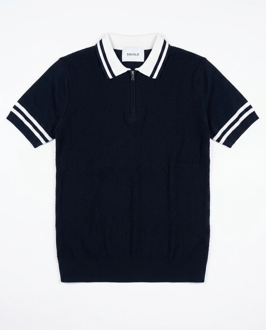 Structured Knit Polo