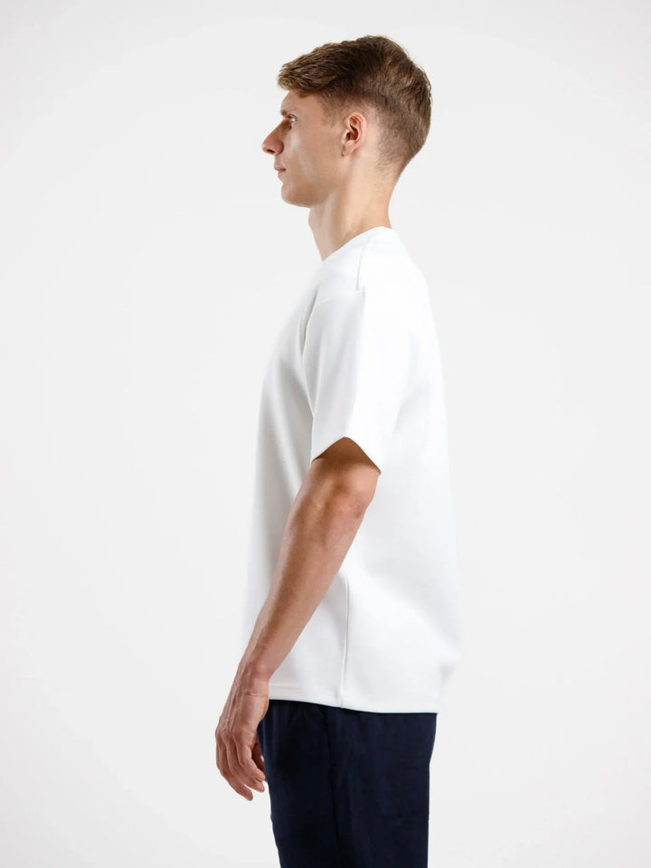 Oversized Luxury Tee - White - Squalo Roma, image 3 of 3