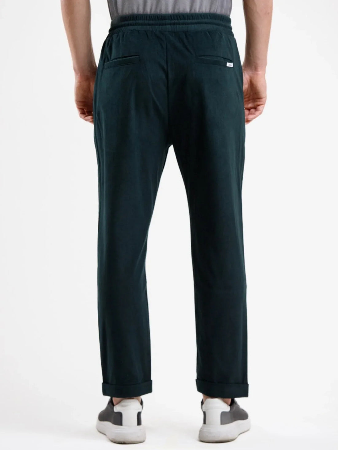 Corduroy Pant - Dark Green - Squalo Roma, image 2 of 3