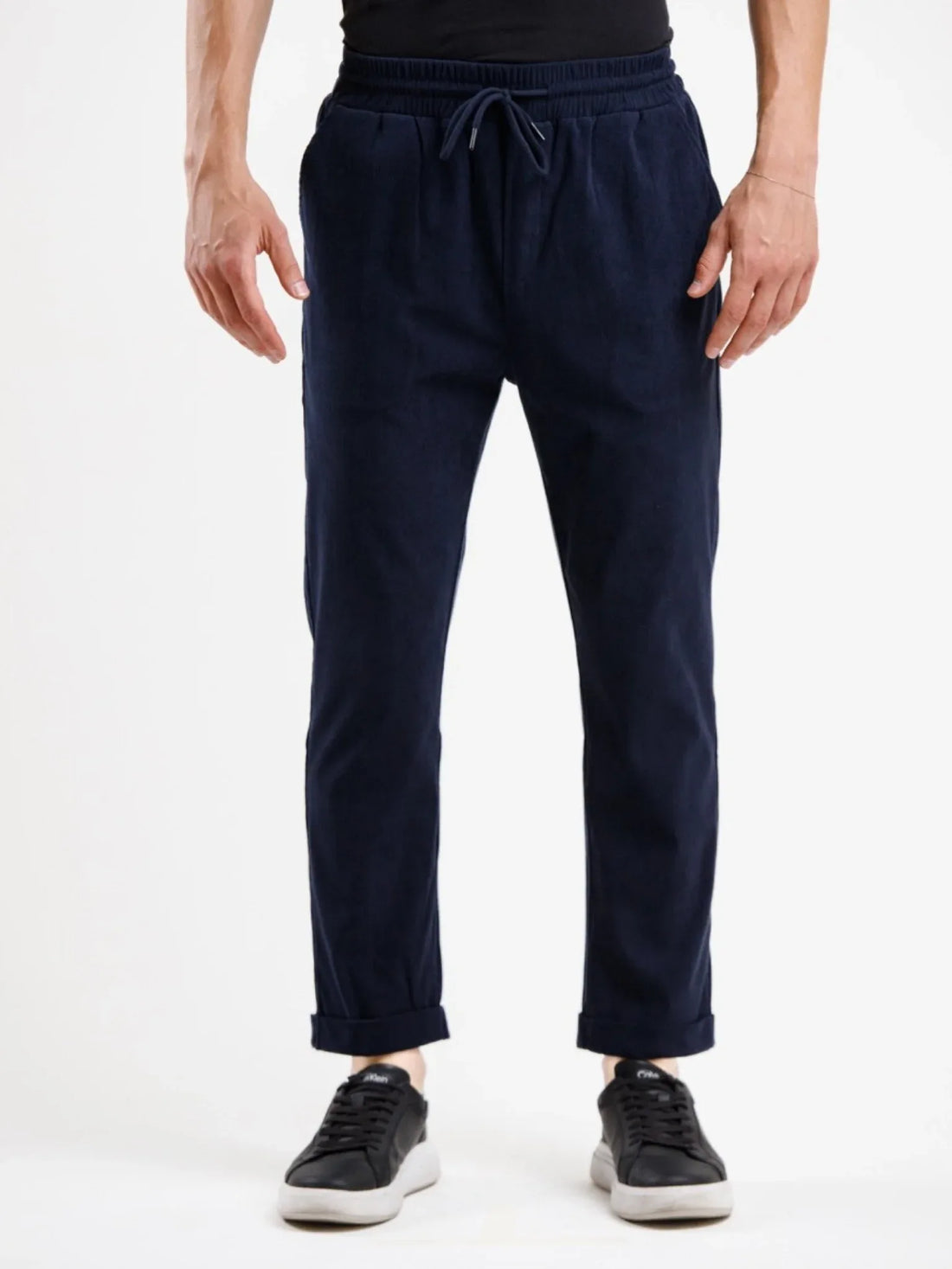 Corduroy Pant - Navy - Squalo Roma, image 1 of 3