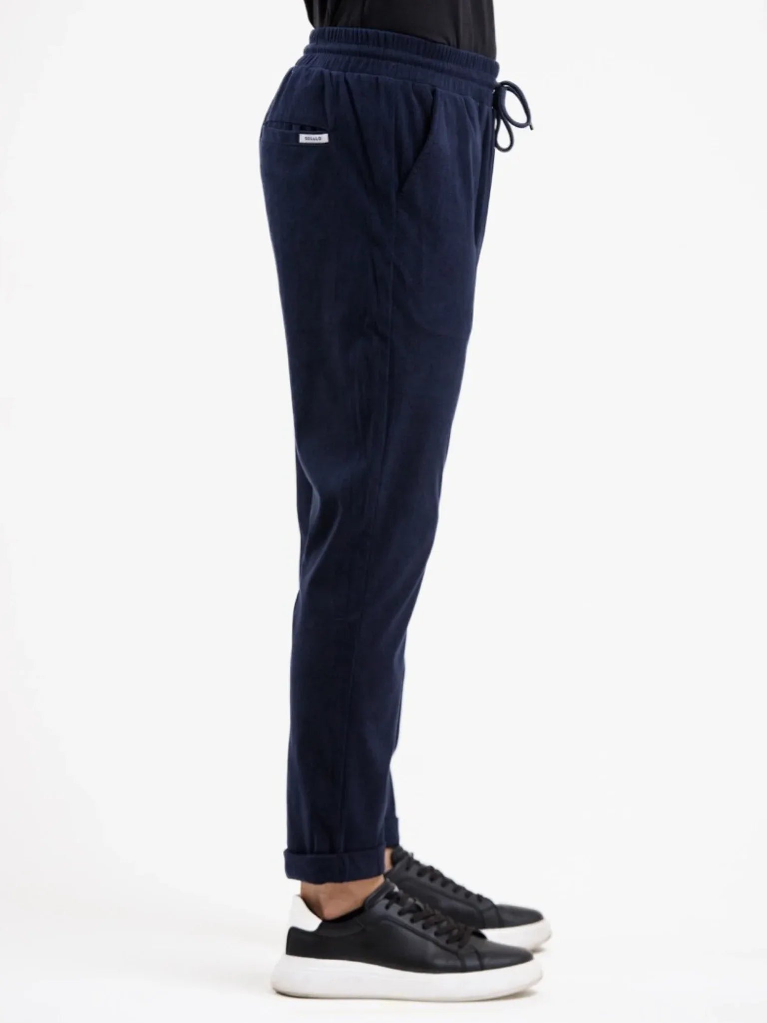 Corduroy Pant - Navy - Squalo Roma, image 3 of 3