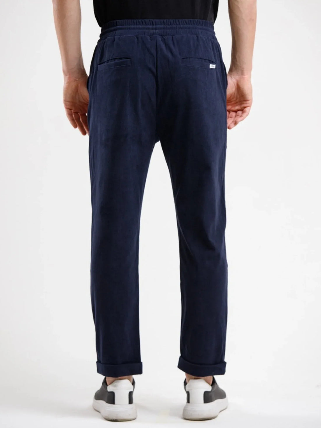 Corduroy Pant - Navy - Squalo Roma, image 2 of 3