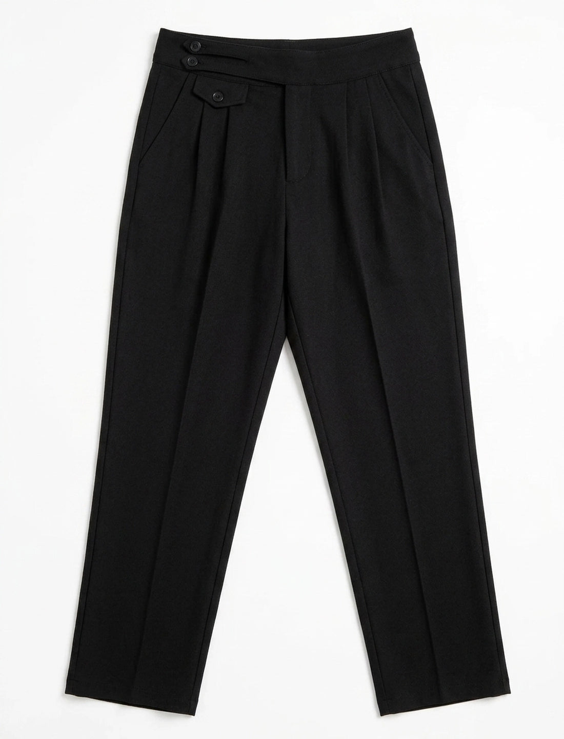 Mid Waist Stretch Pant - Black