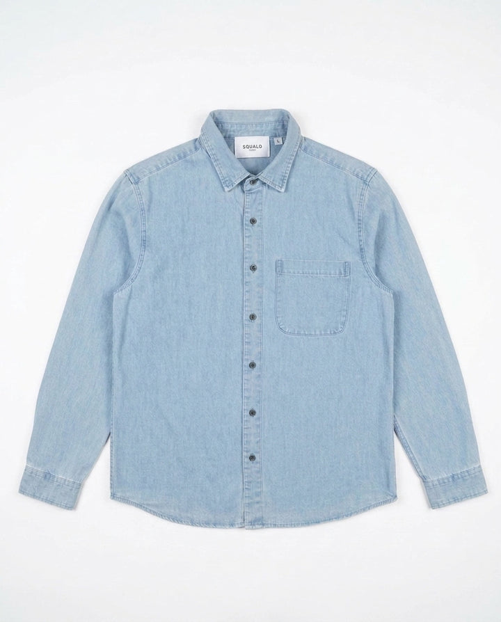 Denim Collar Shirt
