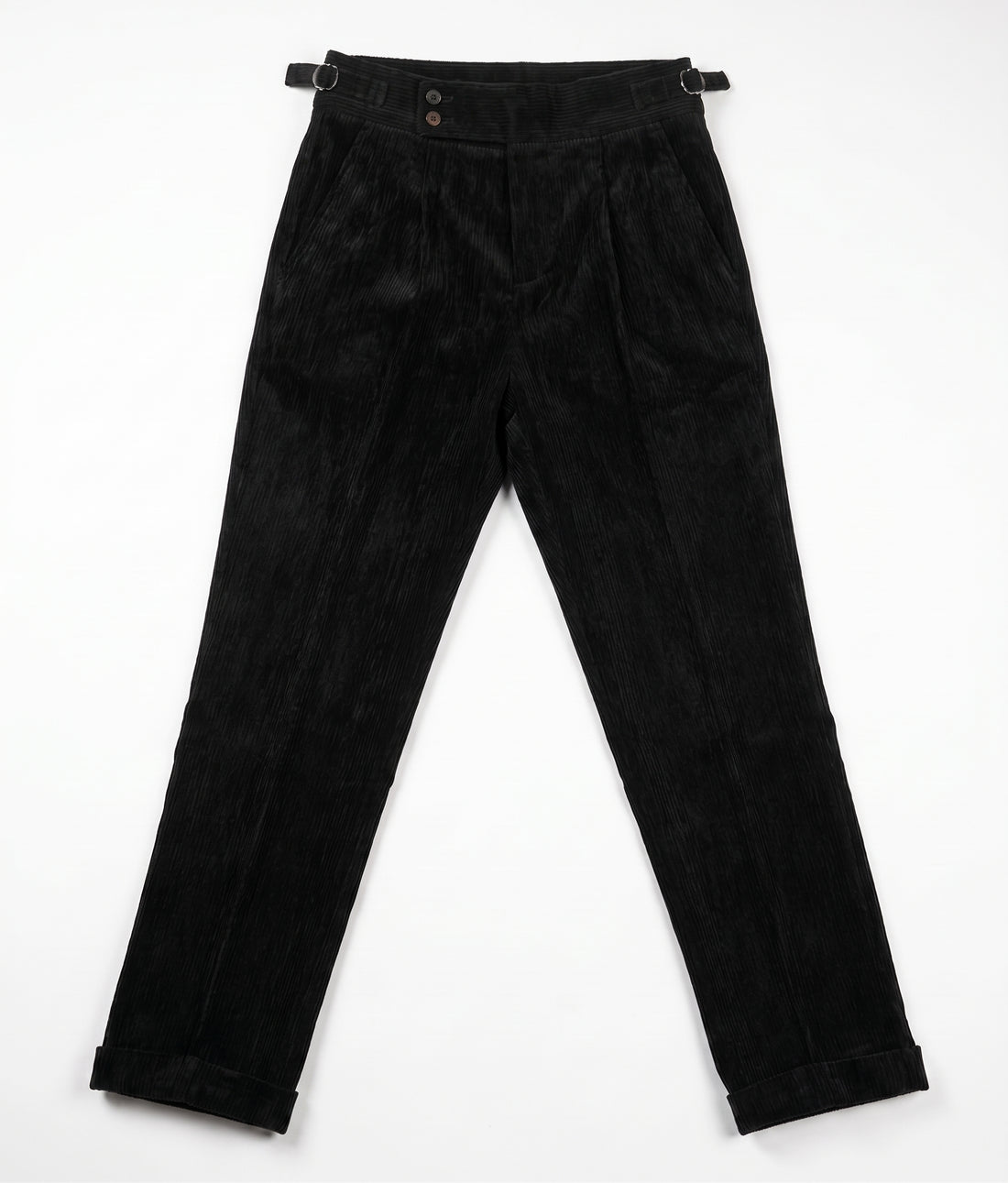 Corduroy Pleated Cuffed Trouser
