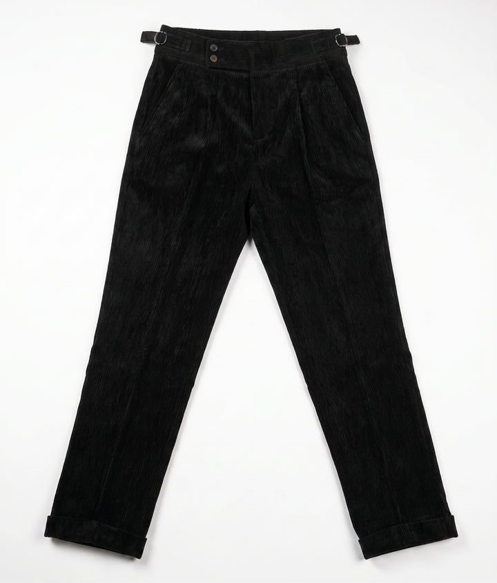 Corduroy Pleated Cuffed Trouser