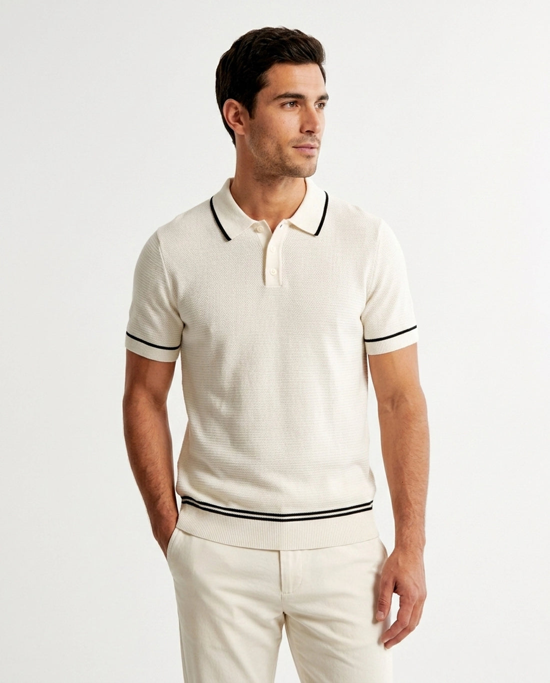 Polo Bordo Bianco