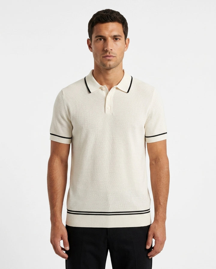 Polo Bordo Bianco