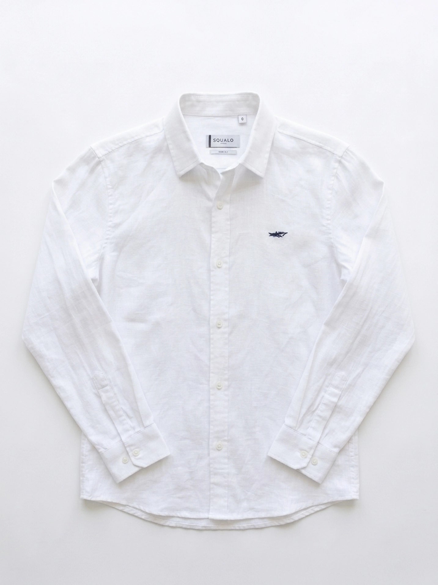 Pure Linen Long Sleeve Shirt - White