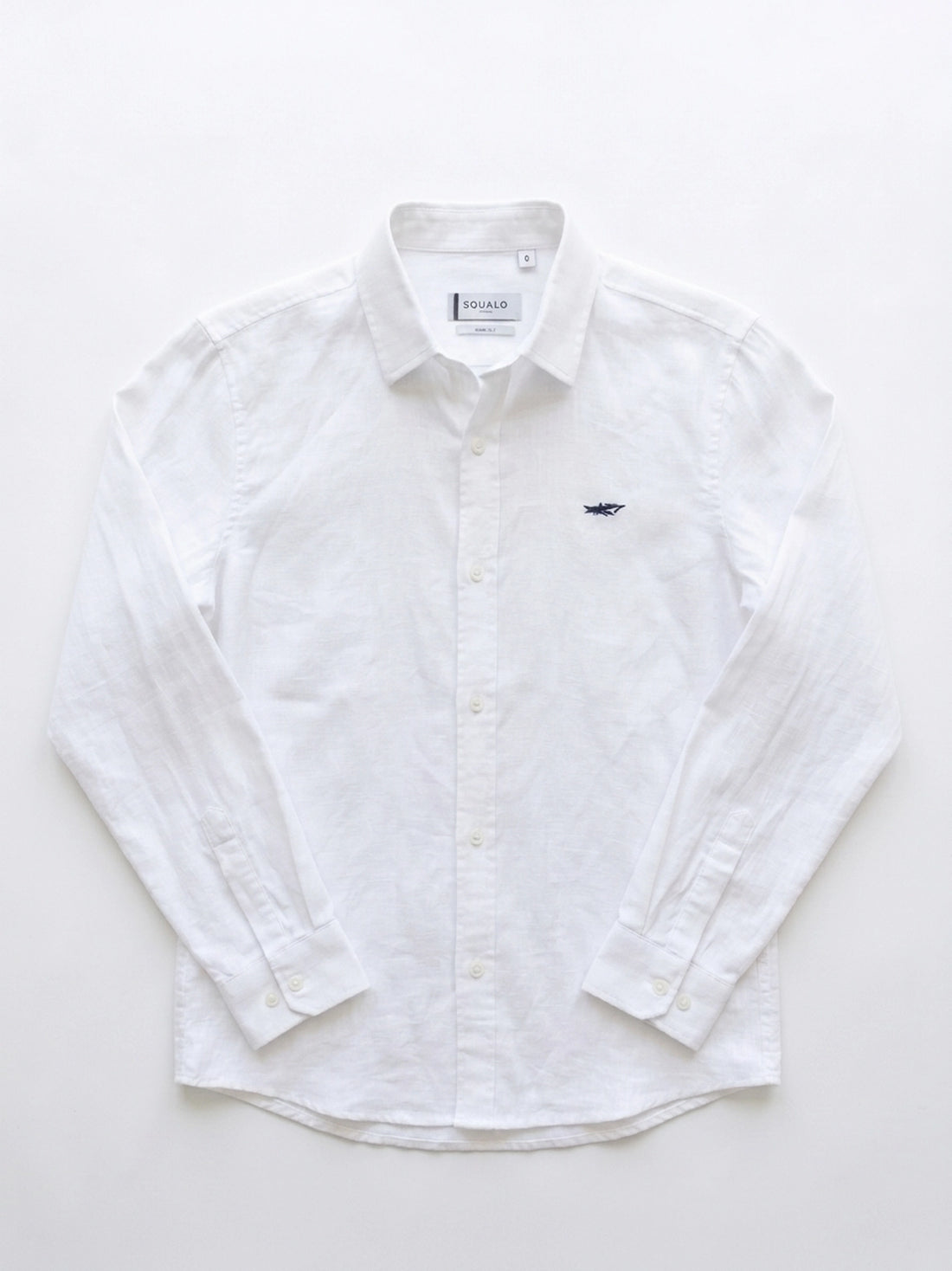 Pure Linen Long Sleeve Shirt - White