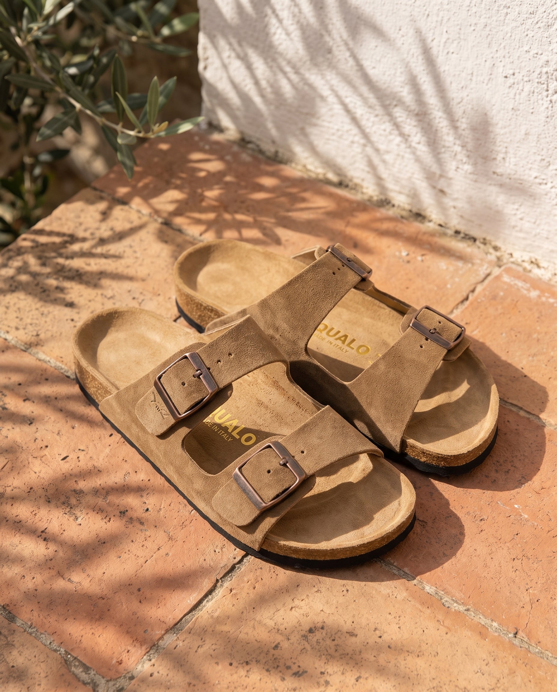 Amalfi double strap sandal, lifestyle