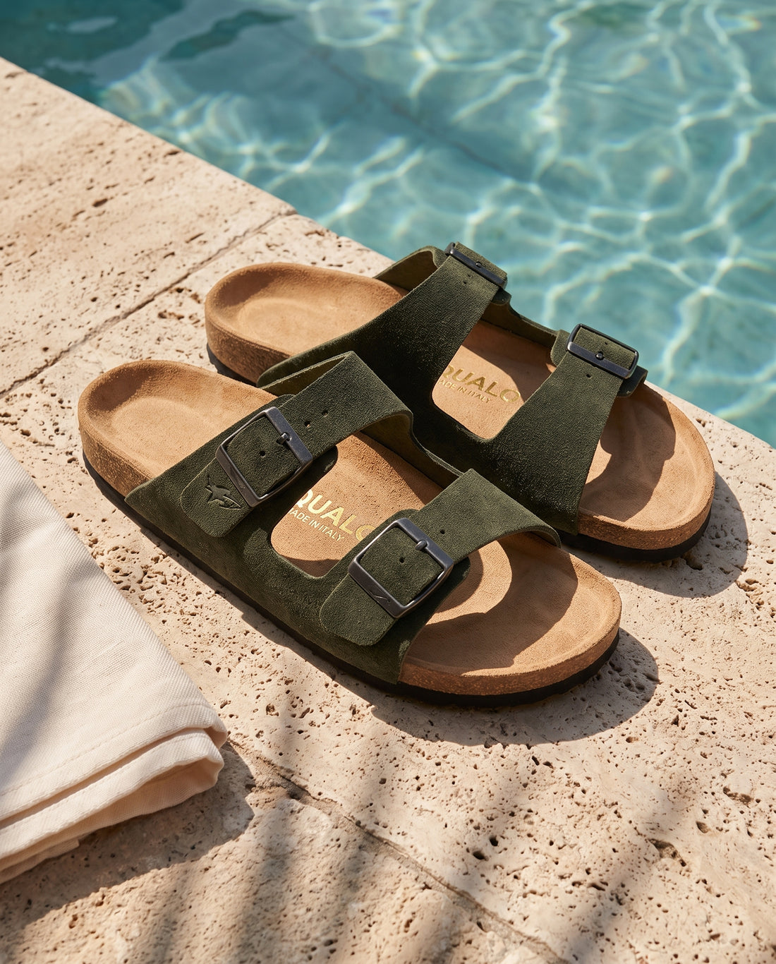 Amalfi double strap sandal, lifestyle