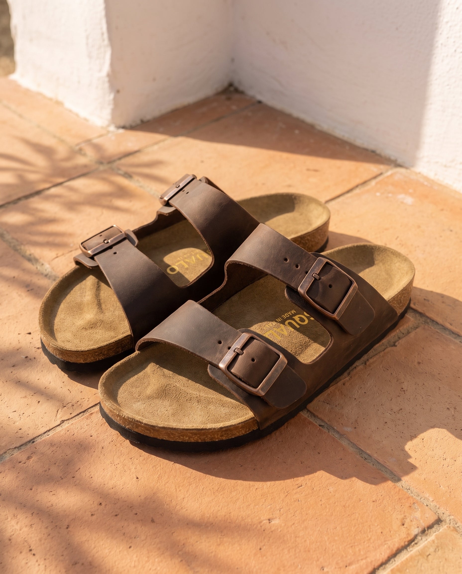 Amalfi double strap sandal, lifestyle