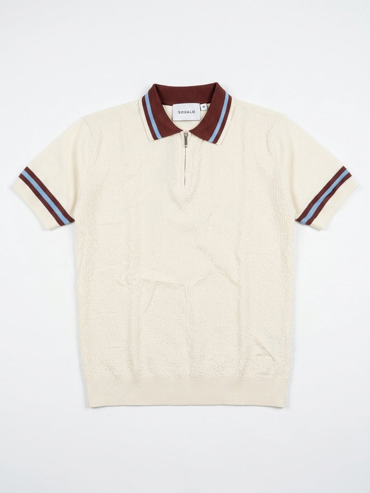 Structured Knit Polo