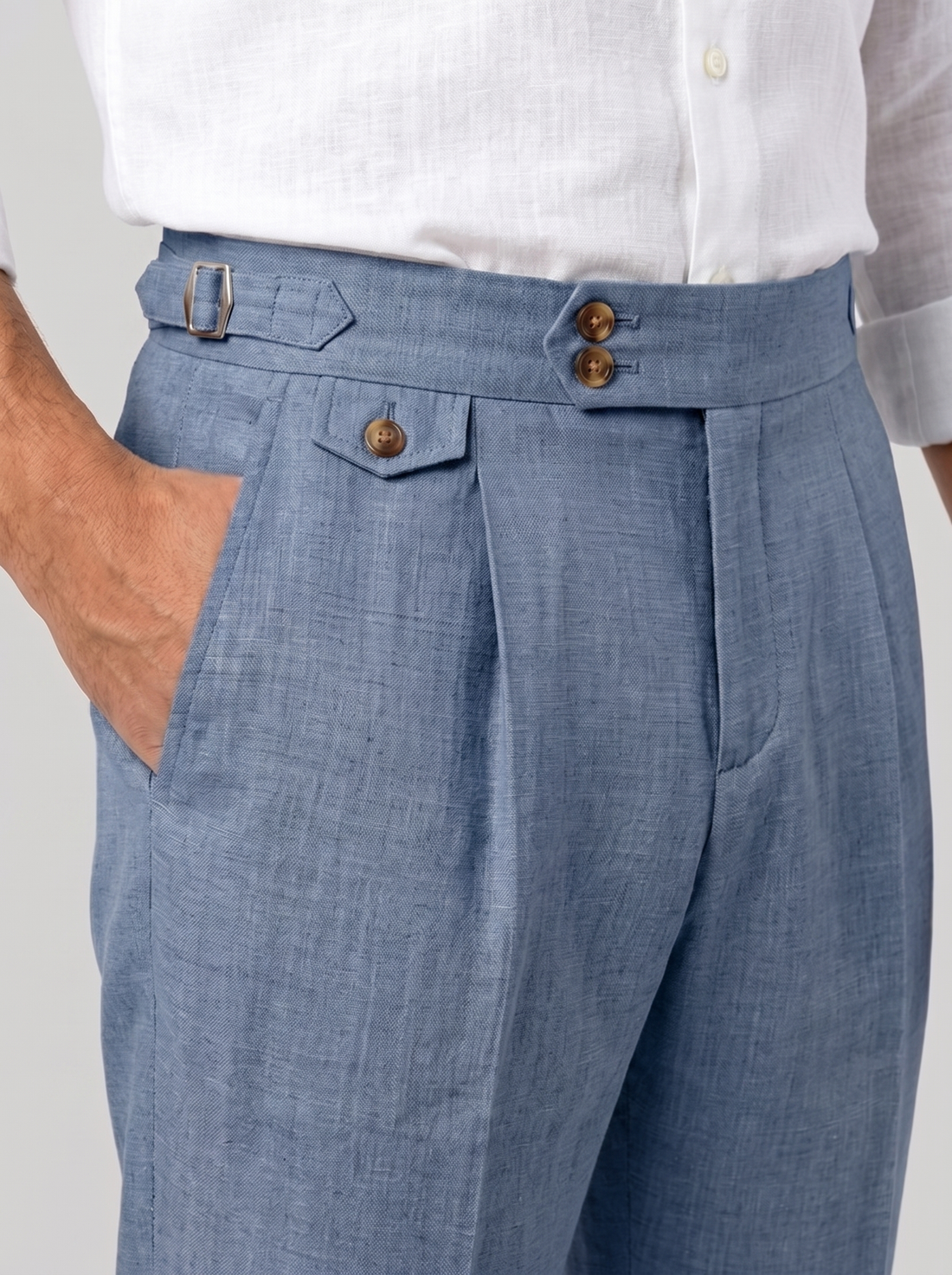 Gurkha Trousers, Blue