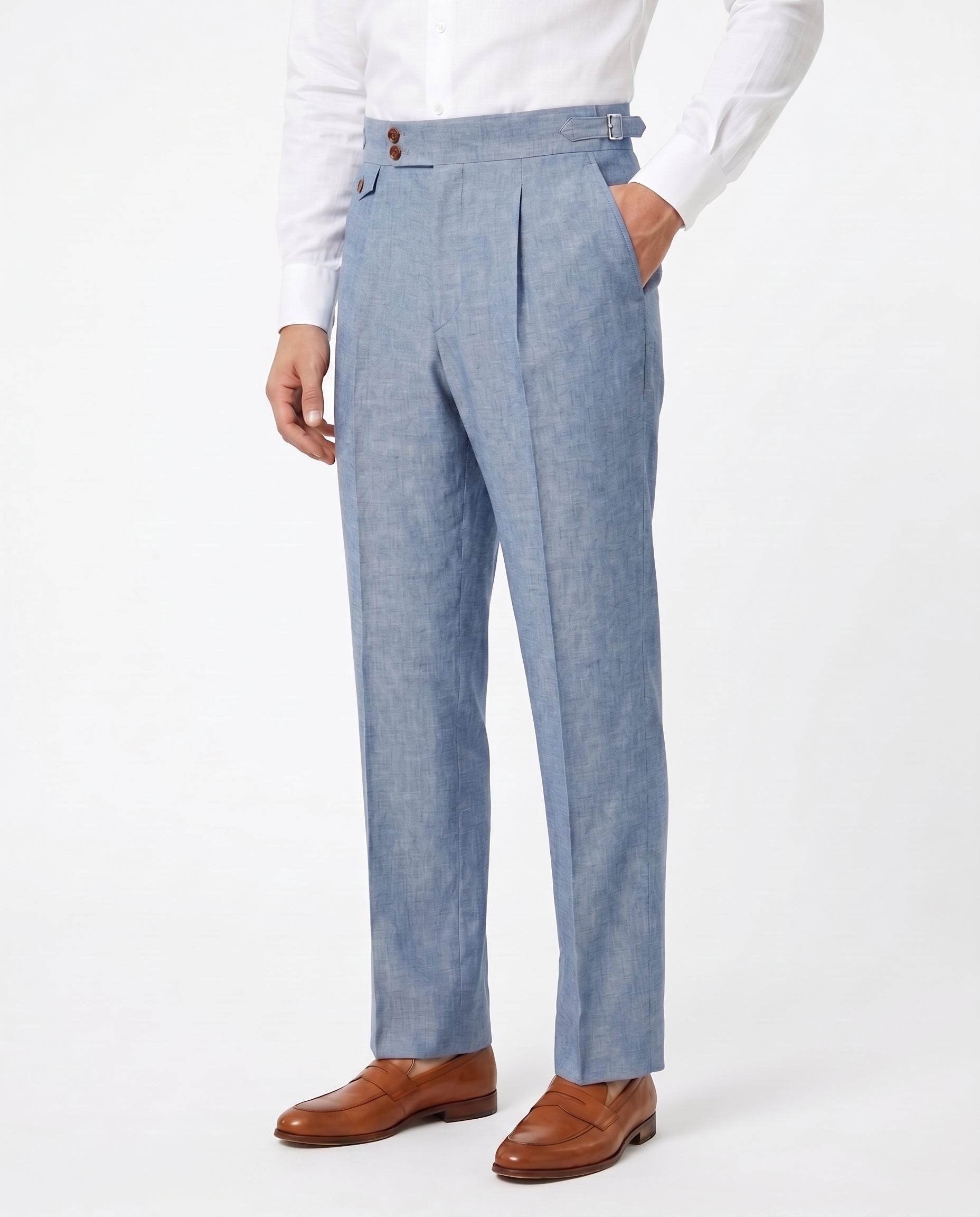 Gurkha Trousers, Blue