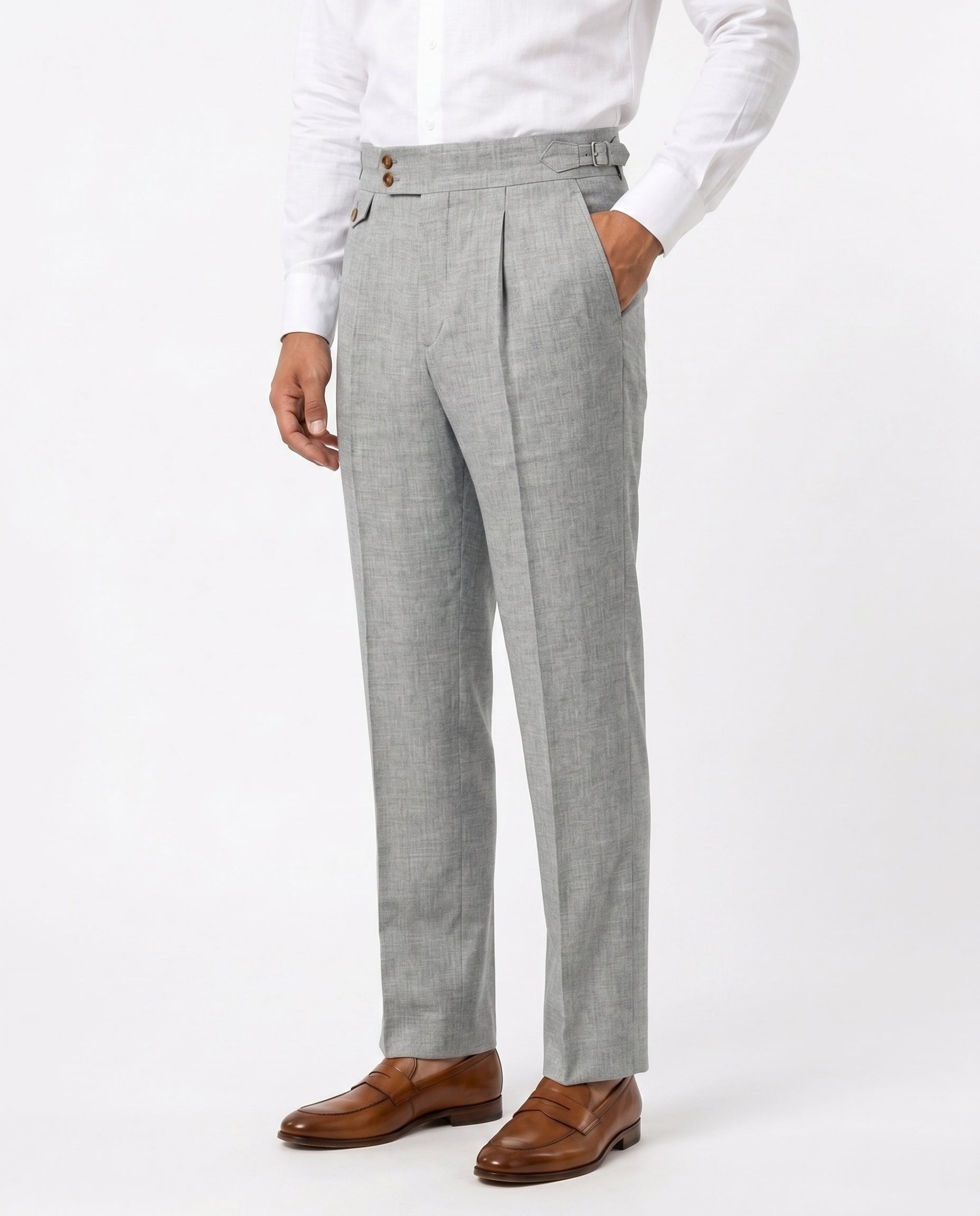 Gurkha Trousers, Light Grey