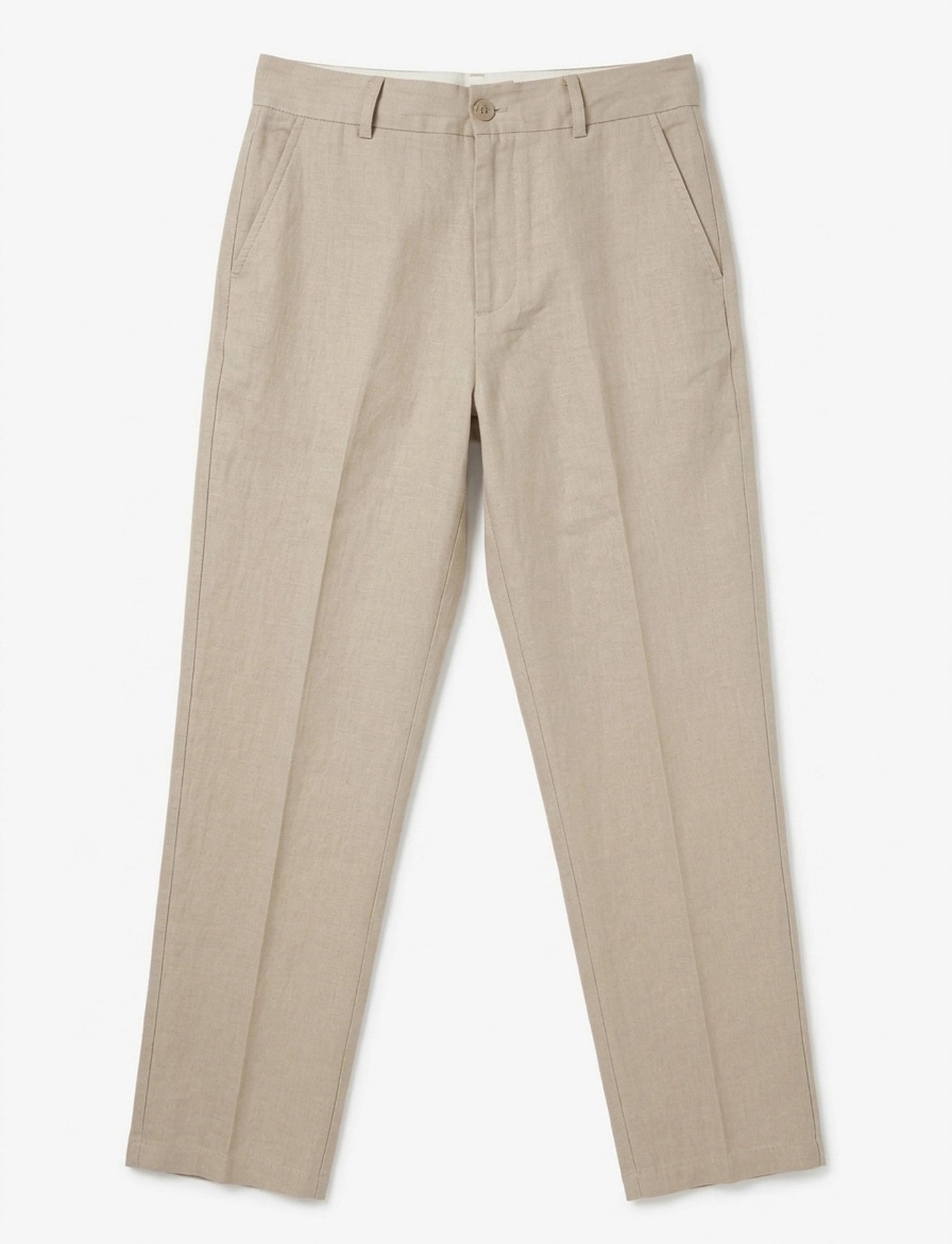 Pure Linen Trouser - Beige