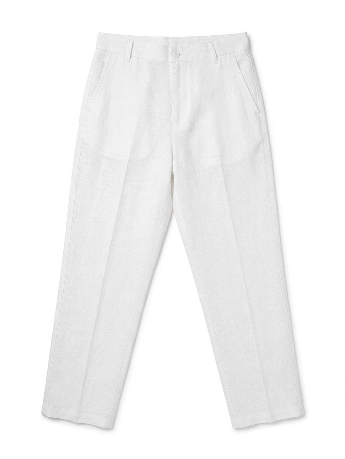 Pure Linen Trouser - White