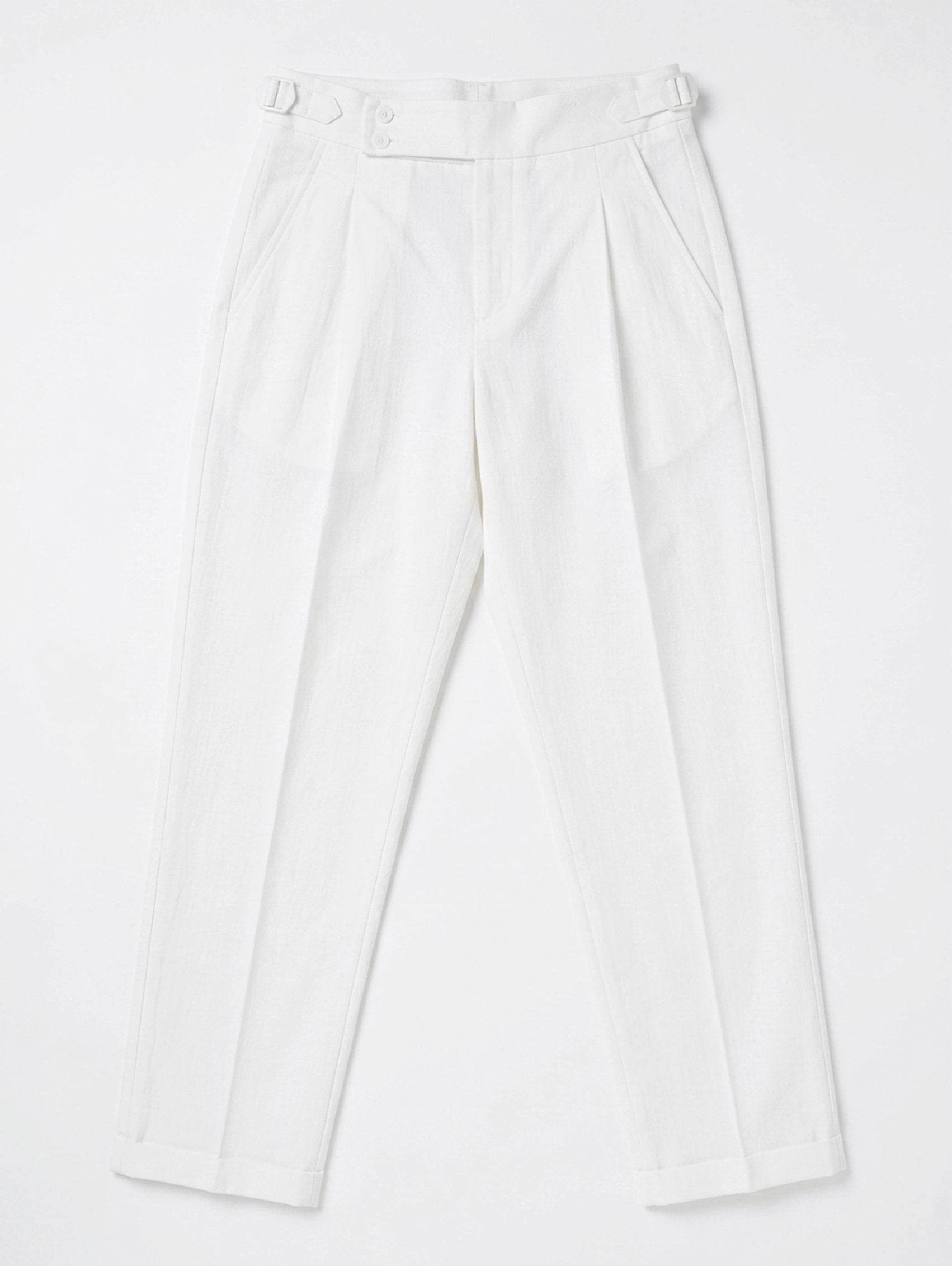 Seersucker Trouser - White