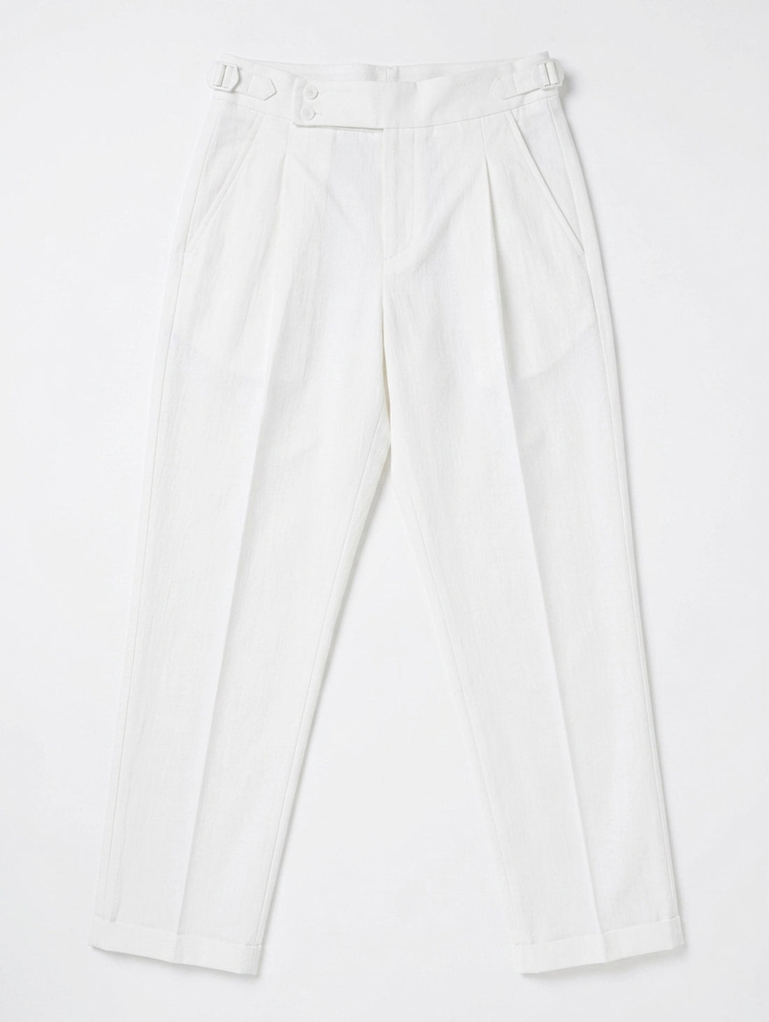 Seersucker Trouser - White