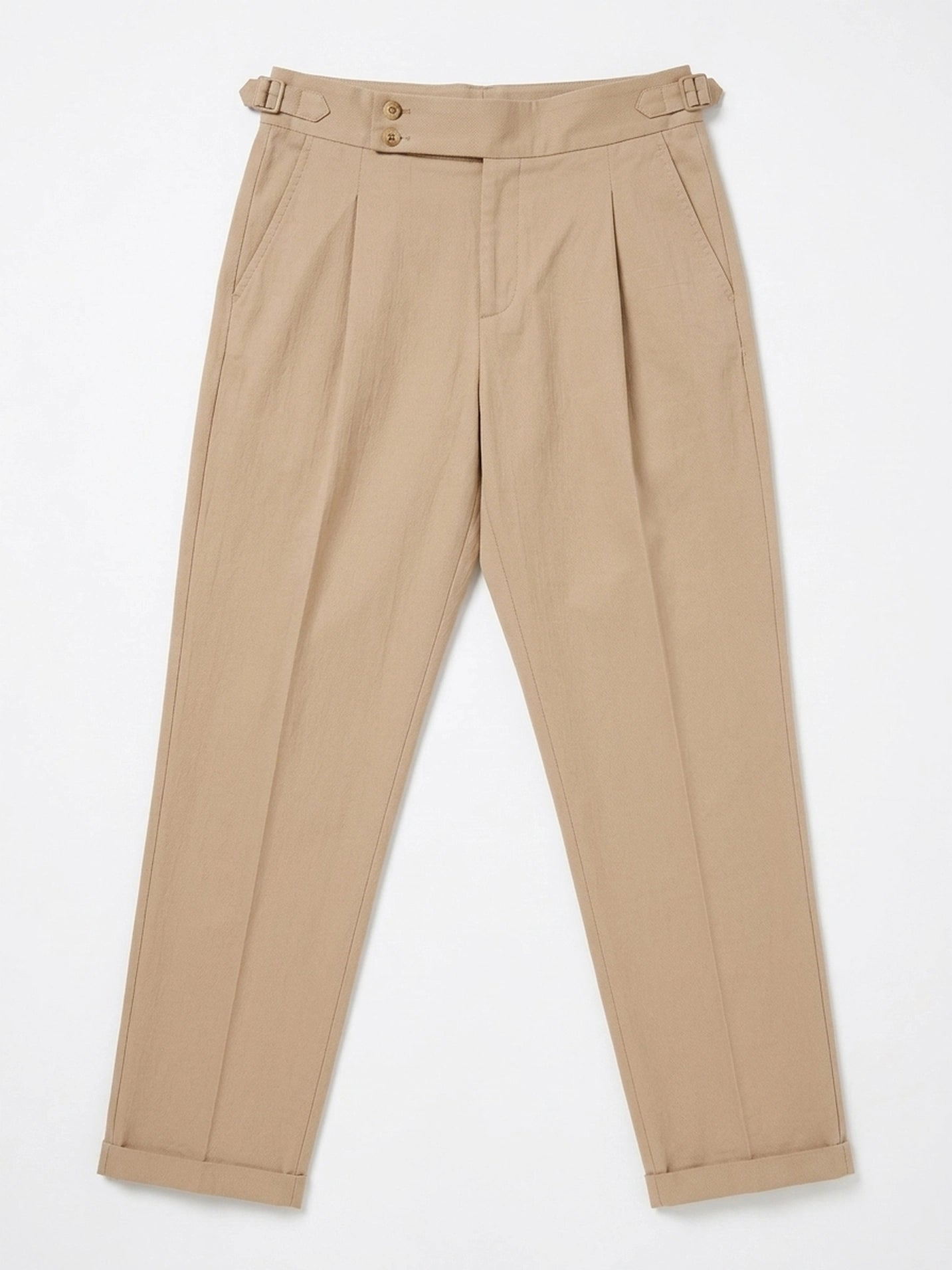 Seersucker Trouser - Khaki
